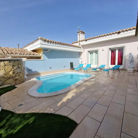 Casa Sinzias Con Piscina 9 Posti Letto